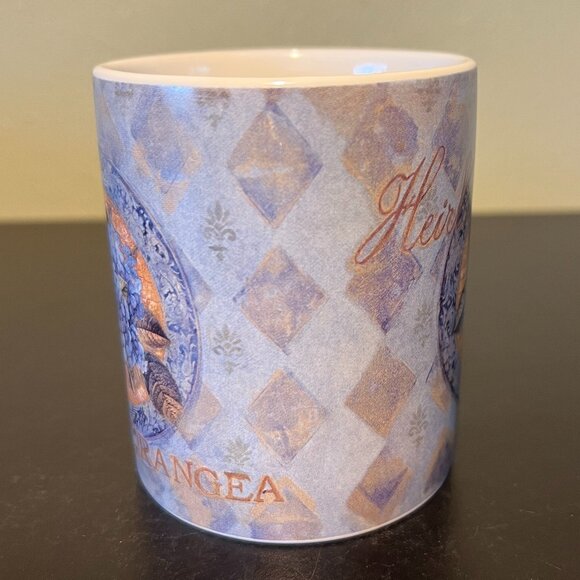 Vintage LANG and WISE Heirloom Hydrangea Mug w/ Art by Elizabeth King Brownd - Picture 4 of 9